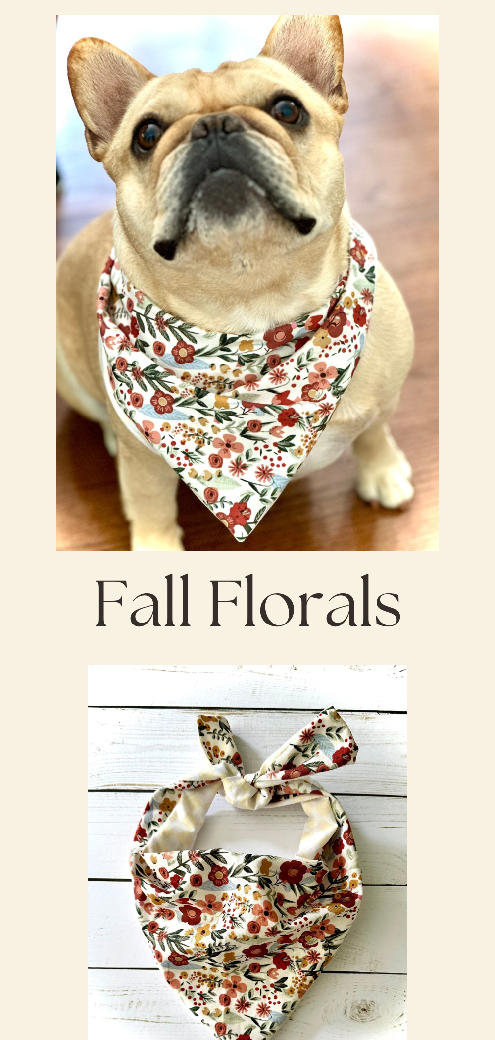 Floral Dog Bandana - Purrfect Pet Kingdom