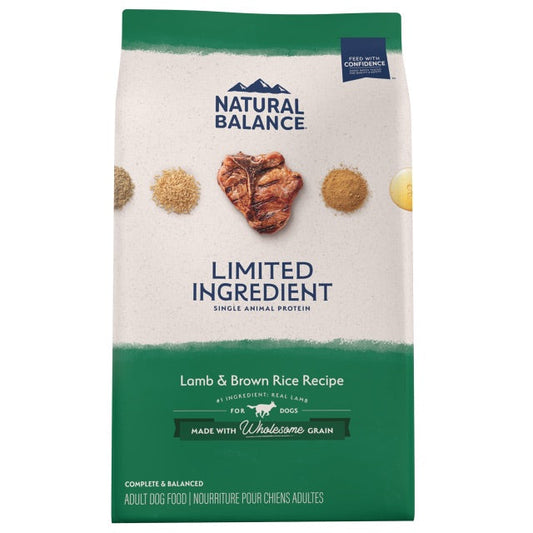 Natural Balance Limited Ingredient Small Breed Lamb & Brown Rice Dry Dog Food (4lb) - Dry Dog Food - The Family Pet