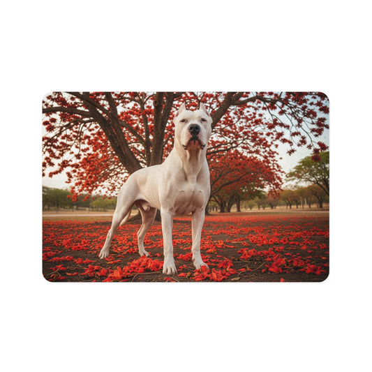 Pet Food Mat (12x18) - Dogo Argentino