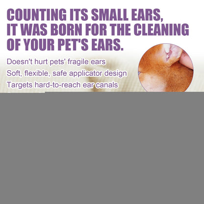 Gentle Pet Ear Cleaner Solution for Dogs and Cats 8oz Bottle