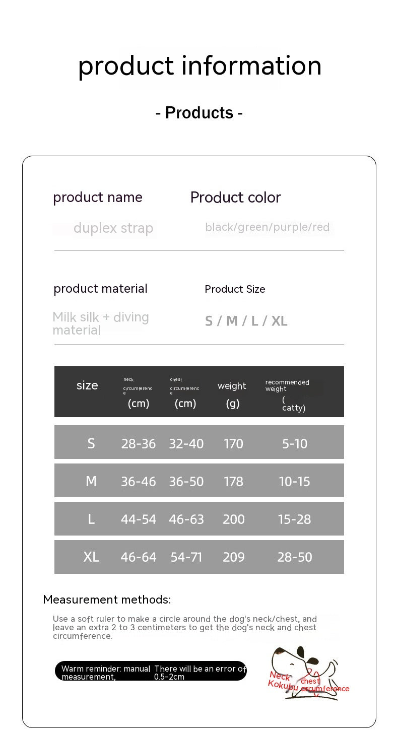 Dog Hand Holding Rope Chest Strap Reflective Vest