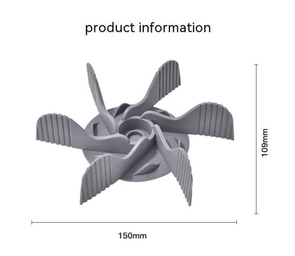 Pet Rotating Cutting Slow Food Plate Stainless Steel