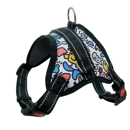 Medium Large Dog Pet Dog Saddle Chest Strap Explosion-proof