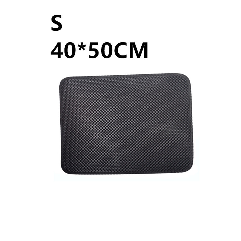 Double Layer Cat Litter Trapping Mat — Waterproof Bed Pad for Litter Box