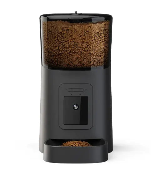 Automatic Pet Feeder With Camera - Pet Feeder With Camera - Mimarta - Black - AMAED9P