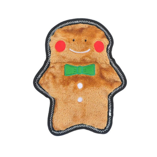 Holiday Z-Stitch Gingerbread Man Dog Toy