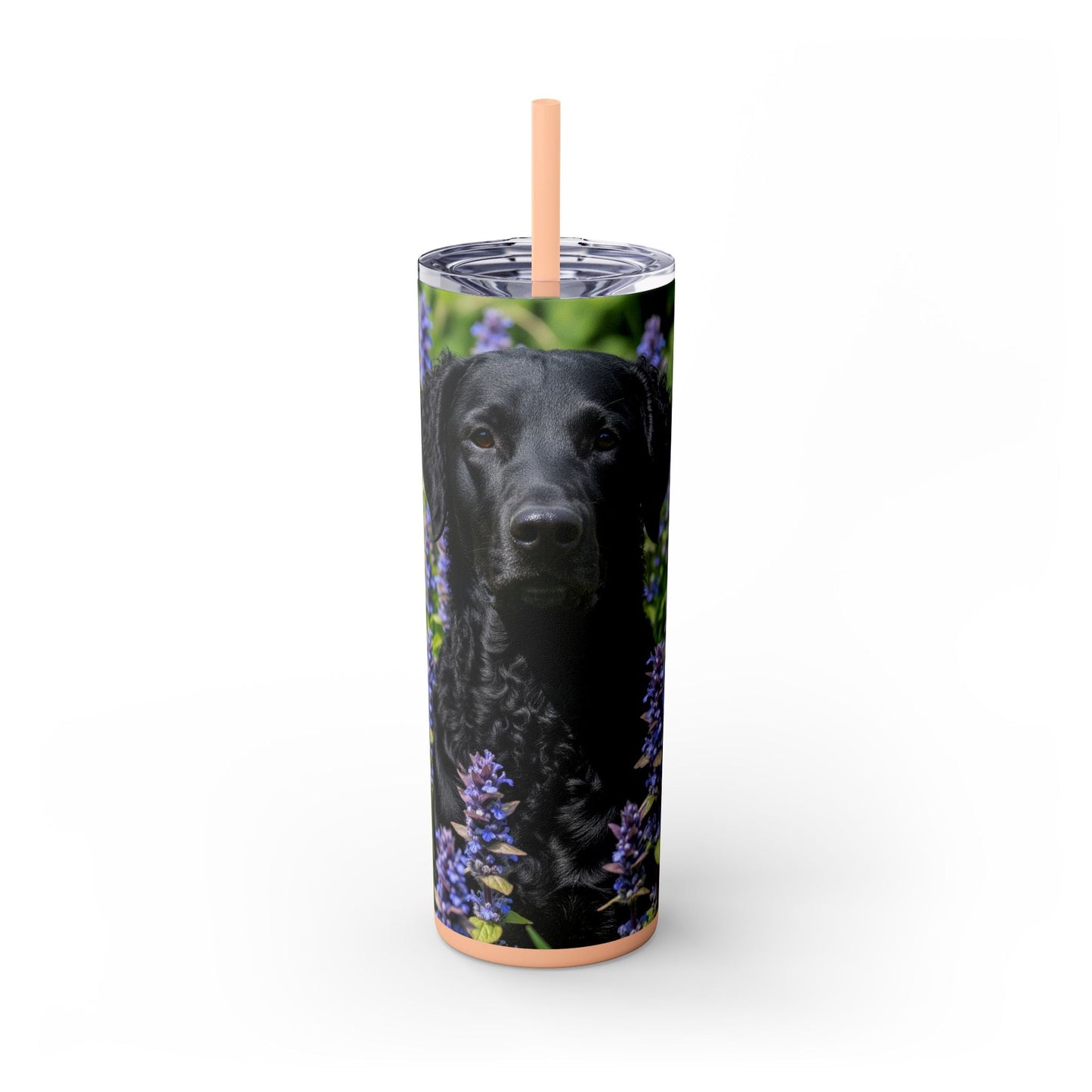 Curly Coated Retriever Tumbler with Straw, 20oz