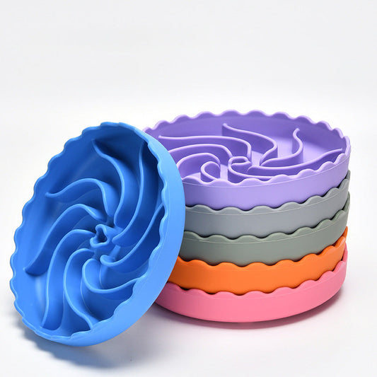Slow Food Bowl For Dogs Food Grade Silicone Bowl For Slow
