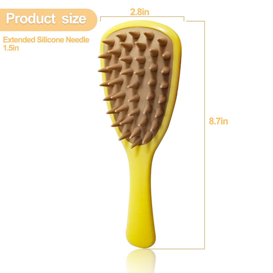 Pet Silicone Shampoo Brush For Long Short Hair Dogs Cats