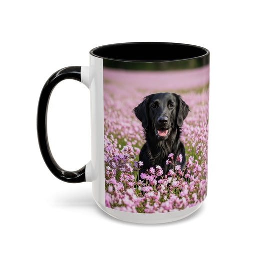 Flat Coated Retriever Accent Coffee Mug - Perfect Gift for