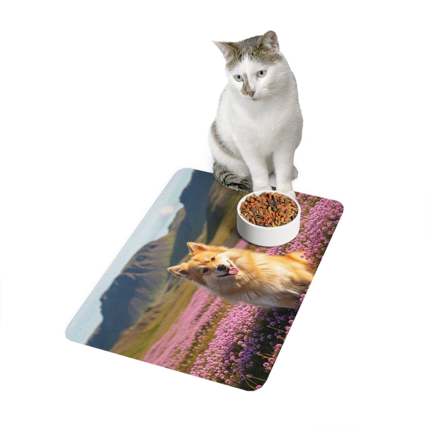 Pet Food Mat (12x18) - Icelandic Sheepdog