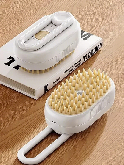 Advanced Steam Pet Grooming Brush for Stress-Free Shedding