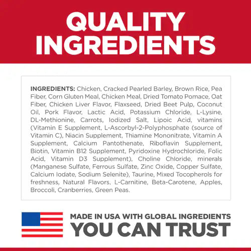 Hill's Science Diet Adult Perfect Weight Large Breed Dry Dog Food, Chicken Recipe Bag (25lb)