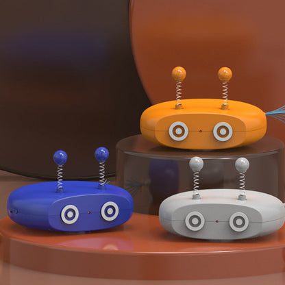 Electric Robot Laser Cat Toy USB Charging Feather Teasing