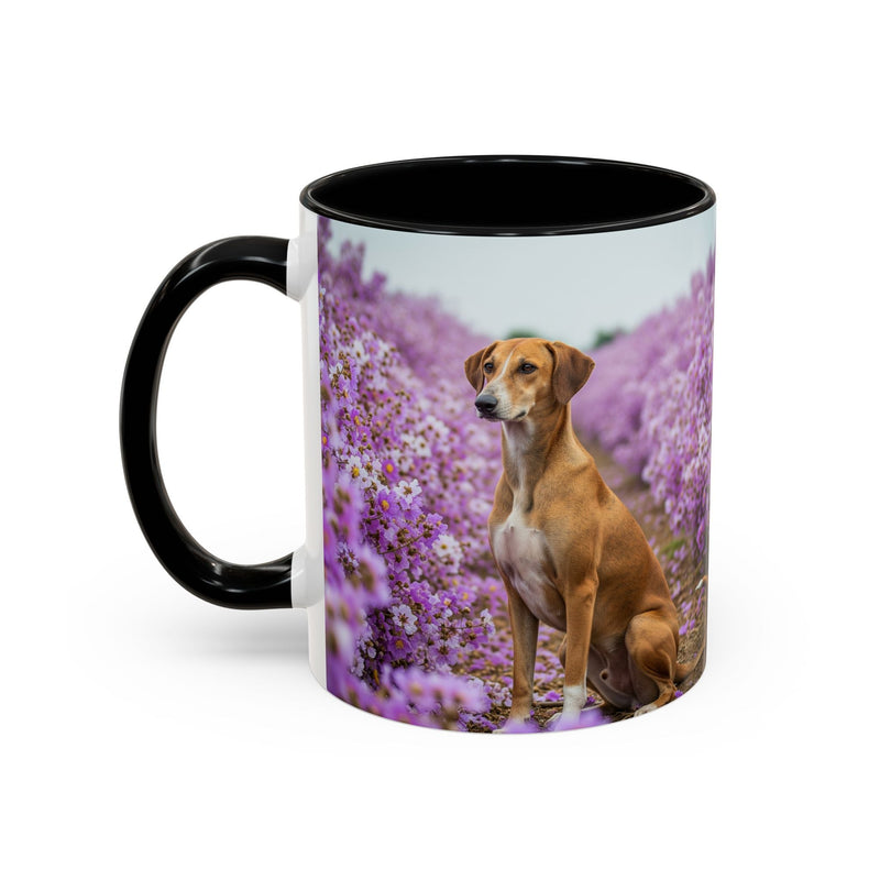 Banjara Hound Accent Coffee Mug - Perfect Gift for Dog Lovers