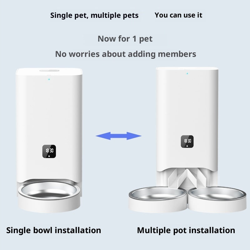 Pet Zen Smart Automatic Pet Feeder with Timed Portion Control
