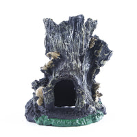 Fish tank pet shelter lizard house tree stump ornaments