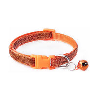 Adjustable Shiny Cat Collar With Bell