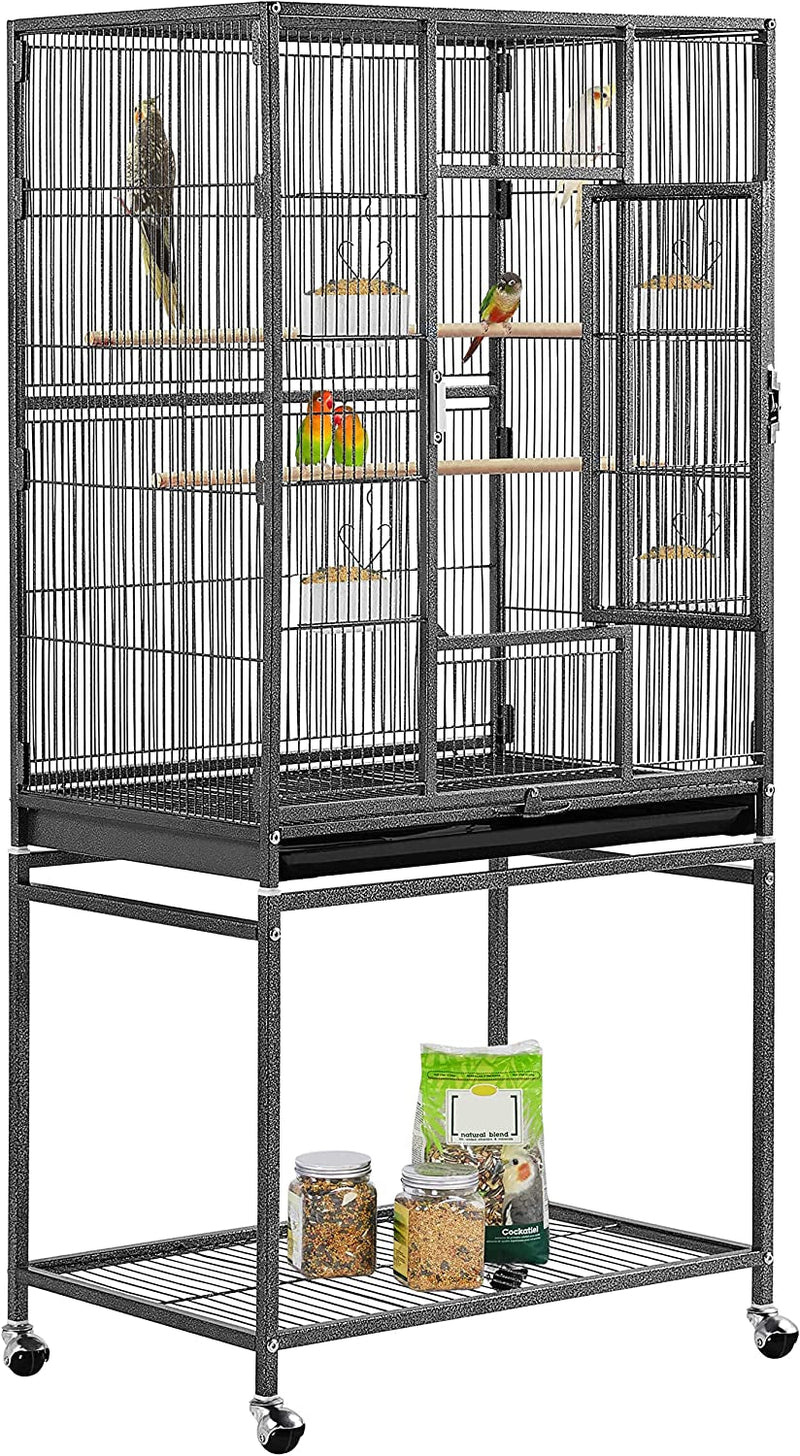 54-Inch Wrought Iron Standing for Large Parrot