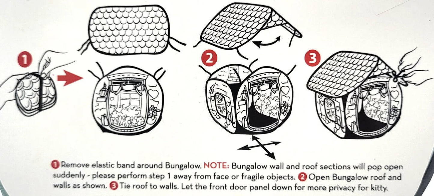 Kong Play Spaces Bungalow with Catnip Cat Kitten Toy
