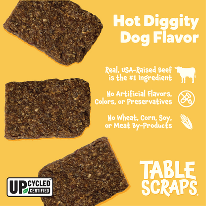 Mickey Mouse Hot Diggity Dog Flavor Dog Treats - Table Scraps Treats