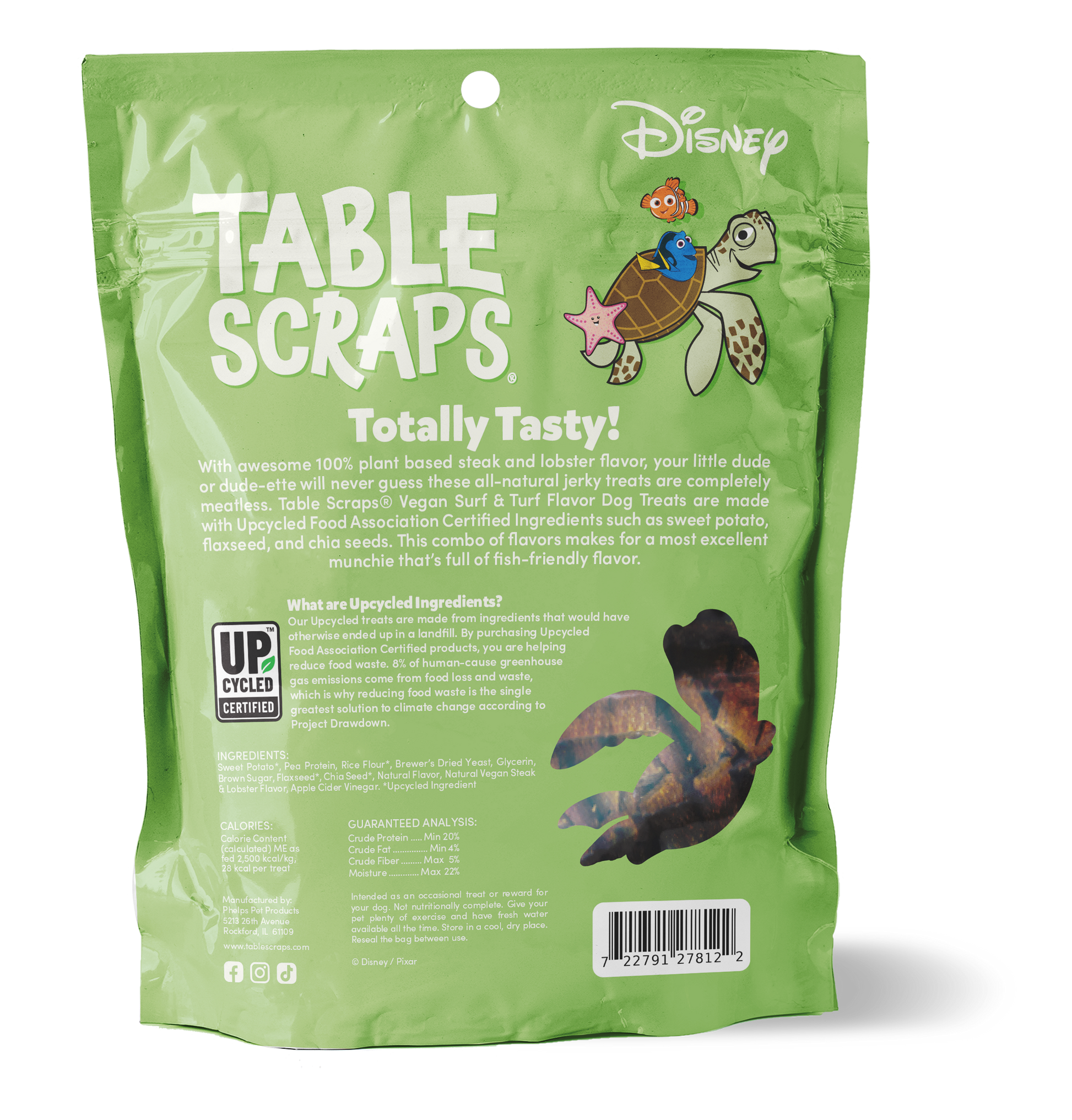Finding Nemo Vegan Surf & Turf Flavor Dog Treats - Table Scraps Treats
