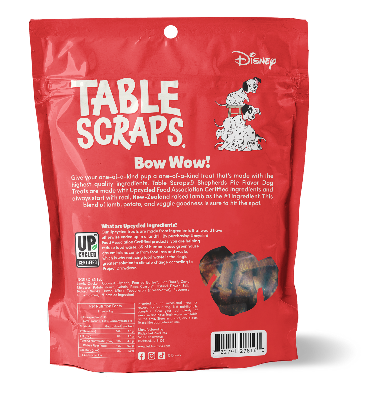 101 Dalmatians Shepherd's Pie Flavor Dog Treats - Dog Treats - Table Scraps Treats