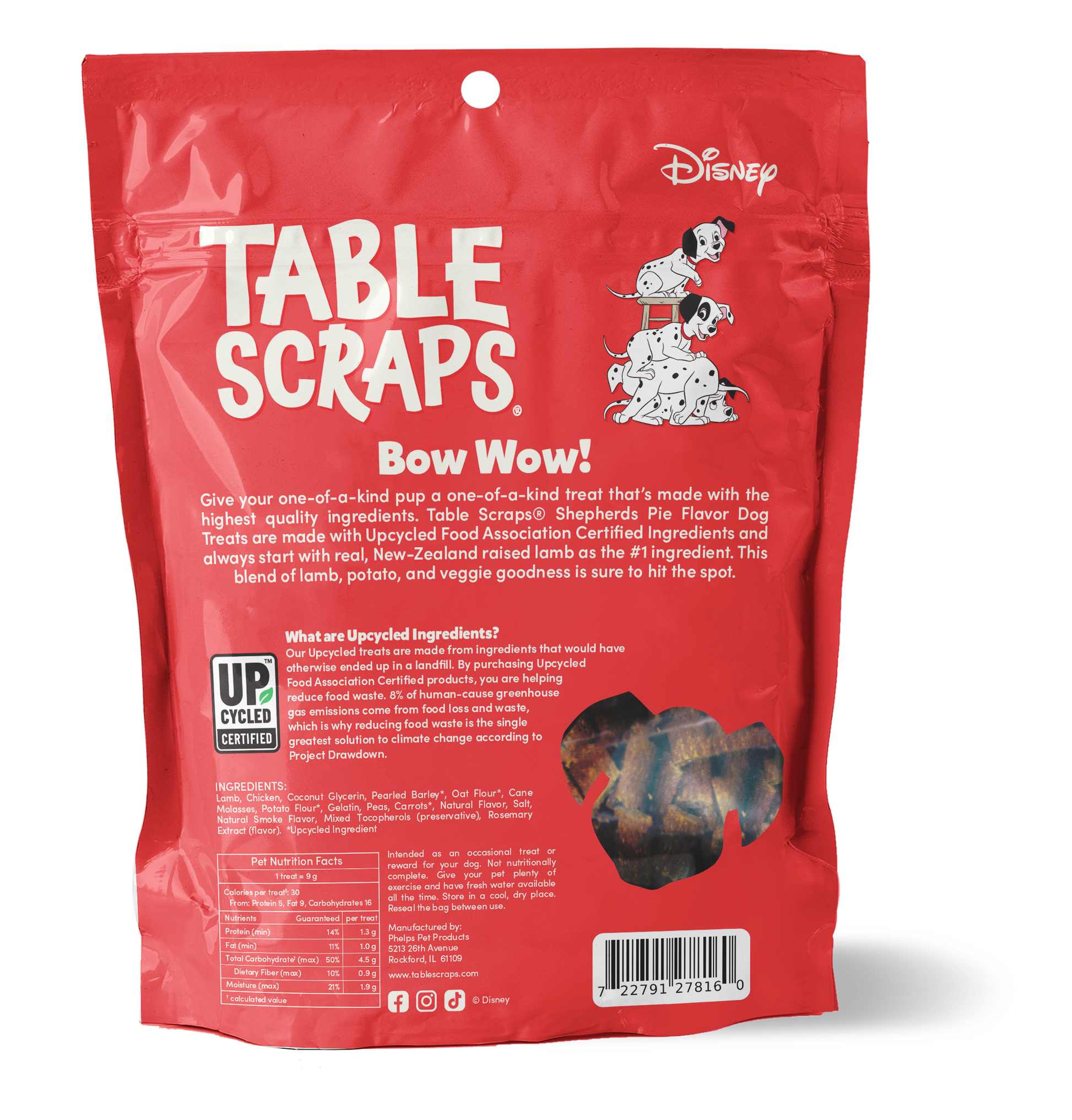 101 Dalmatians Shepherd's Pie Flavor Dog Treats - Dog Treats - Table Scraps Treats