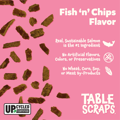 Cheshire Cat Fish 'n' Chips Flavor Cat Treats - Cat Treats - Table Scraps Treats