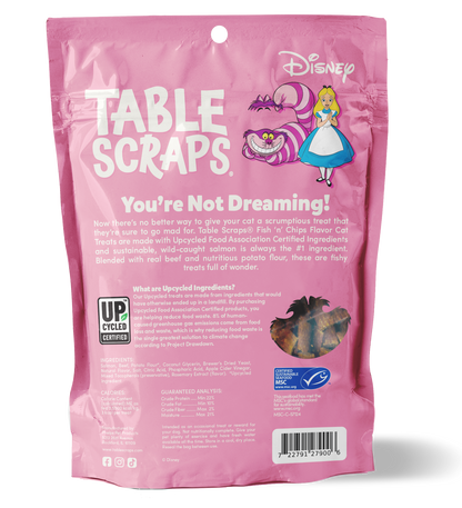 Cheshire Cat Fish 'n' Chips Flavor Cat Treats - Cat Treats - Table Scraps Treats