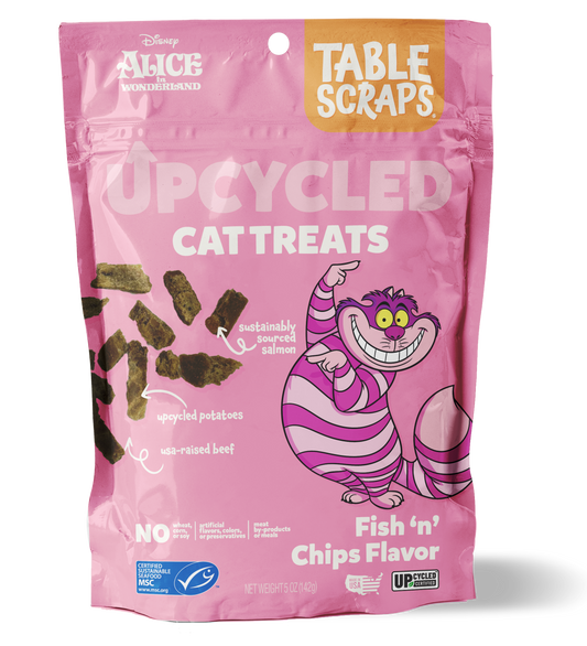 Cheshire Cat Fish 'n' Chips Flavor Cat Treats - Cat Treats - Table Scraps Treats