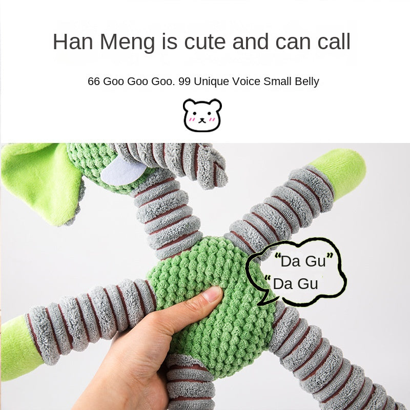 Large Letter Toy Elephant Bear Pig Animal Sound Toys for Pets