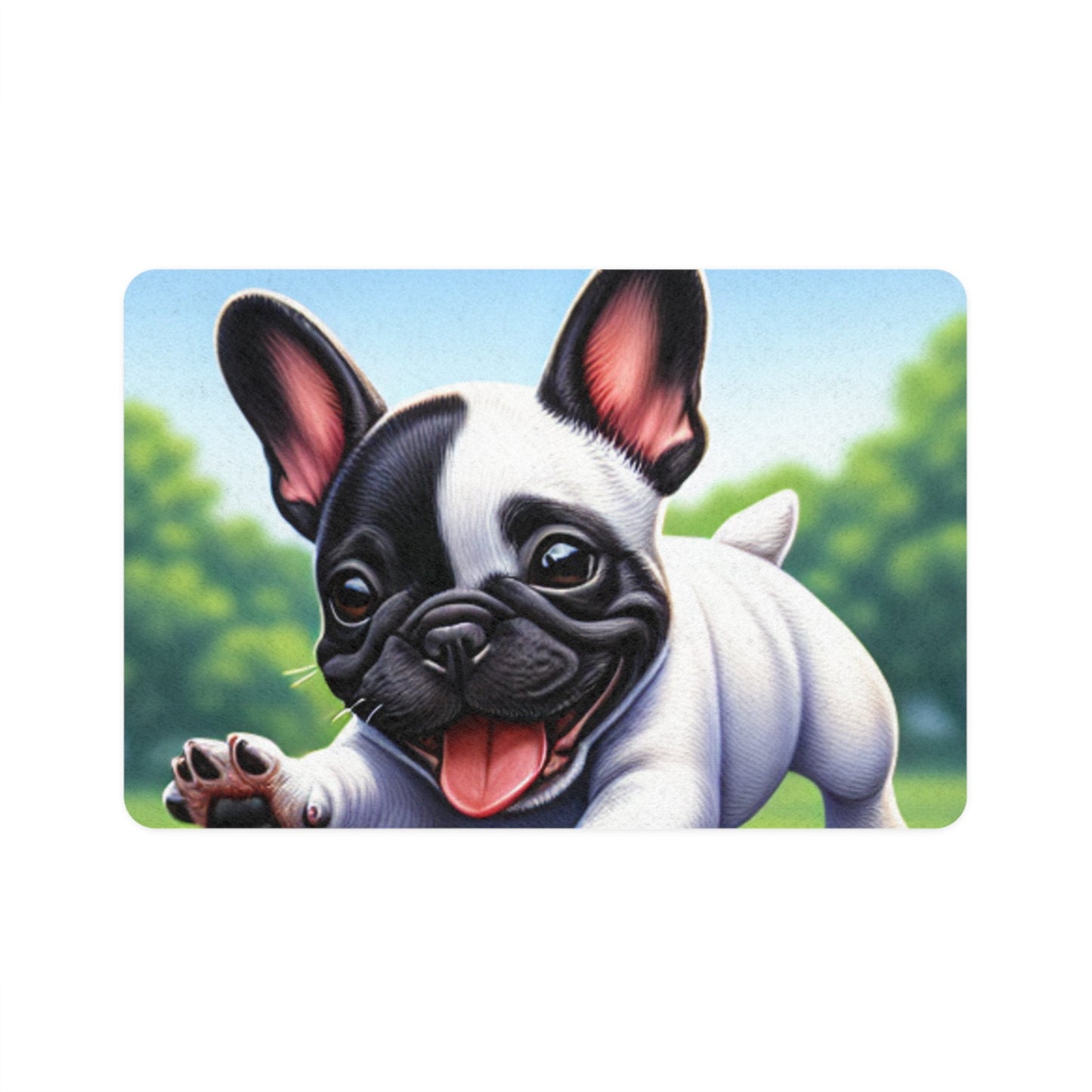 Pet Food Mat (12x18) - French Bulldog