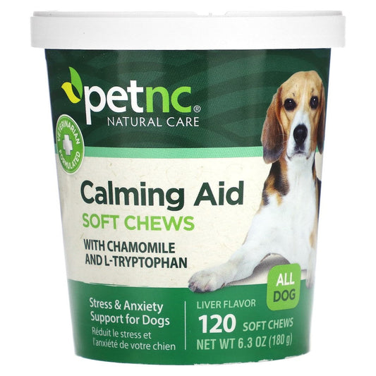 Dog Calming Aid Soft Chews Anxiety Relief Natural 🐕