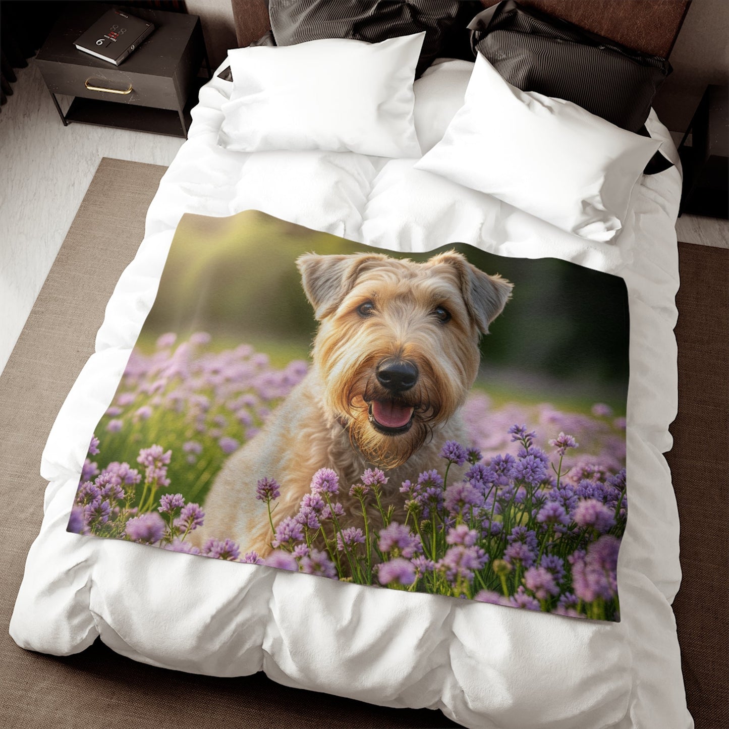 Soft Coated Wheaten Terrier Sweatshirt Blanket