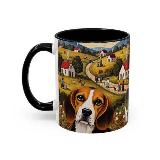 Beagle Accent Coffee Mug - Perfect Gift for Dog Lovers