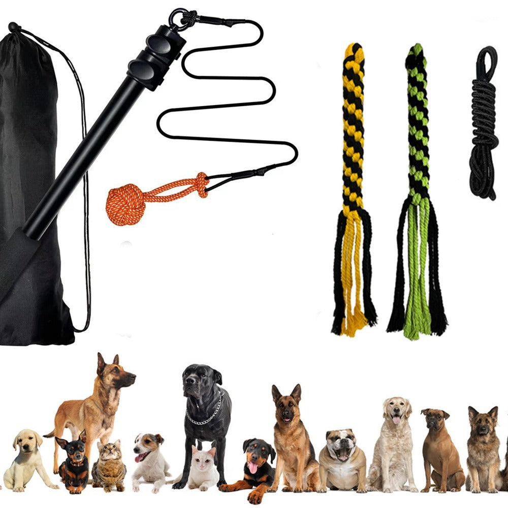 Telescopic Funny Dog Stick Cat Teaser Pet Training Rod