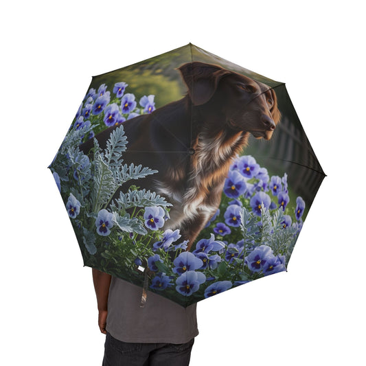 Small Munsterlander Semi-Automatic Foldable Umbrella