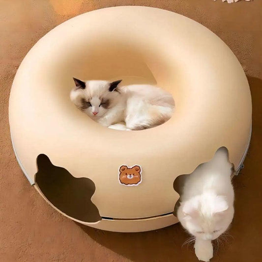 Cat Donut Tunnel Toy