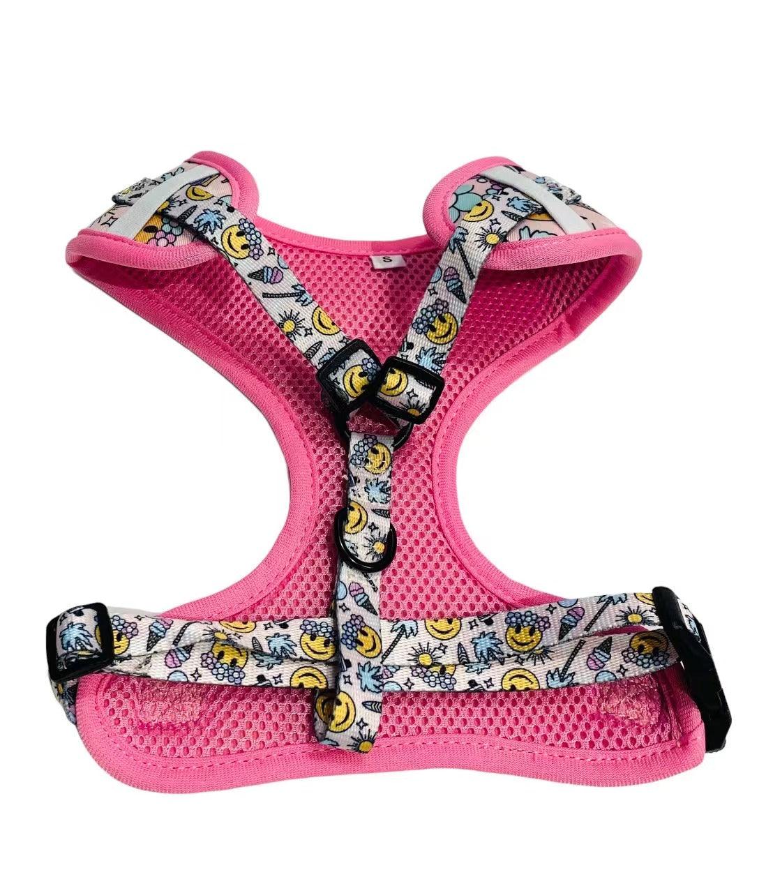ADJUSTABLE HARNESS - SMILE EVERYDAY - Purrfect Pet Kingdom