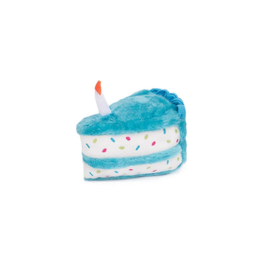 Birthday Cake Dog Toy - Blue