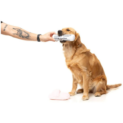 Fetch My Slippers & Paper Squeaky Plush Dog Toy Set - 2pk