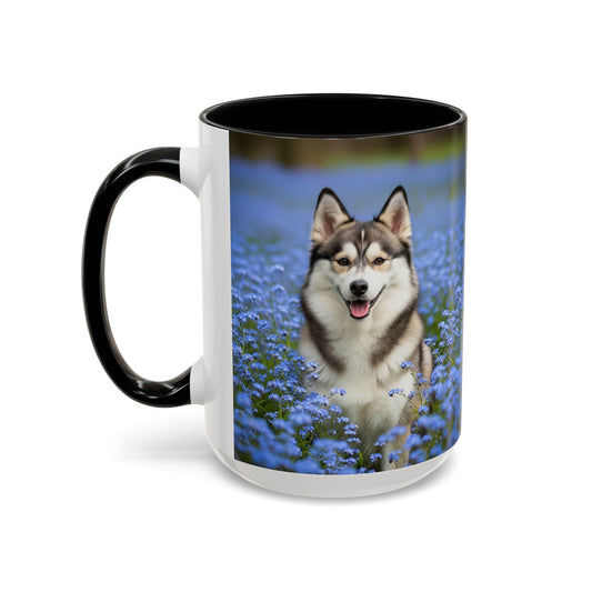 Alaskan Klee Kai Accent Coffee Mug - Perfect Gift for Dog Lovers