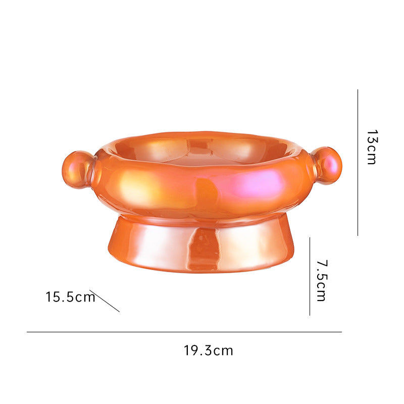 Ceramic Protection Cervical Vertebra Cat Food Basin