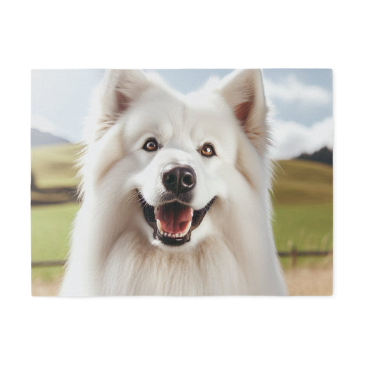 White Swiss Shepherd Dog Sweatshirt Blanket