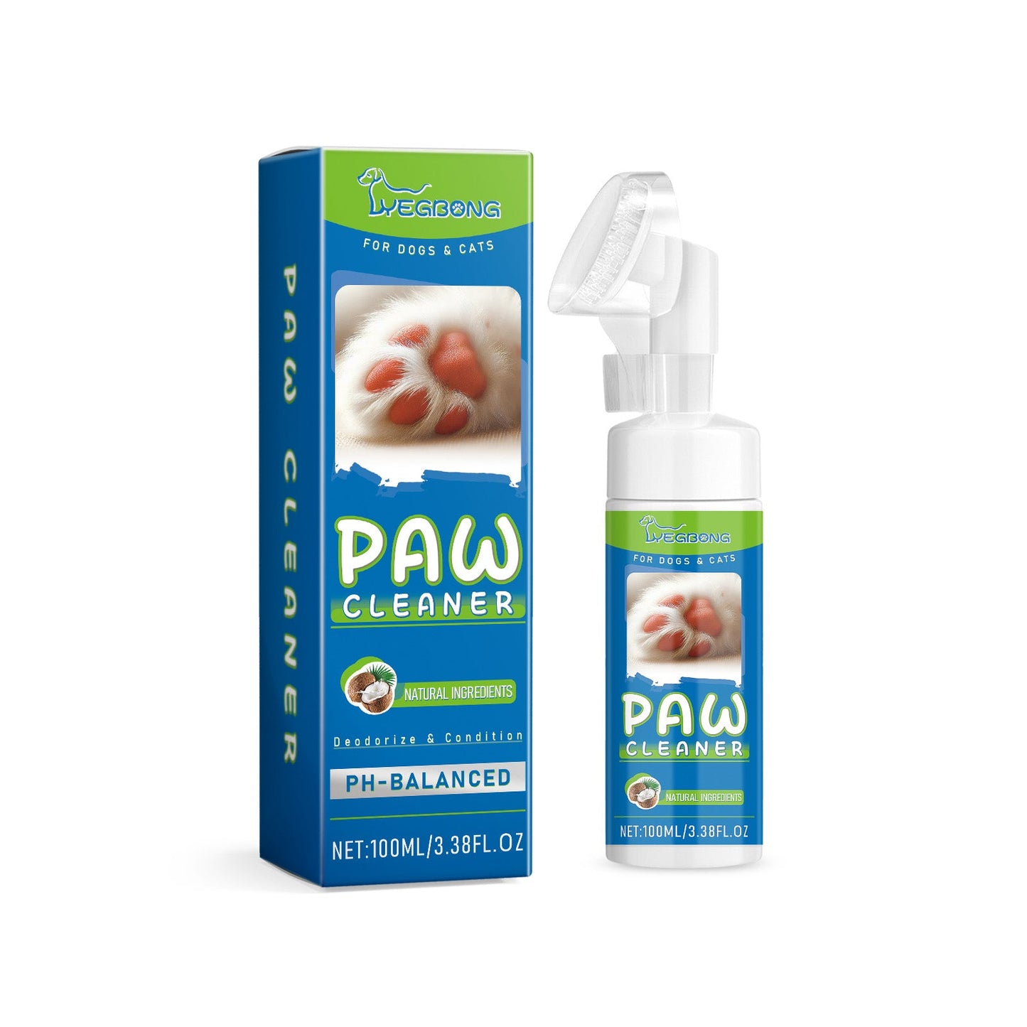 Pet Foot Cleaner Dog And Cat Wash Paws Foot Cleaner Foot Care Foam - Purrfect Pet Kingdom