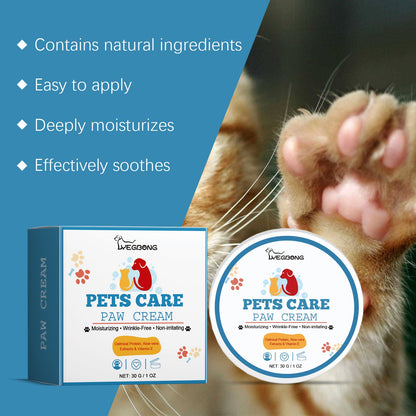 Deep Moisturizing Paw Care Cream for Dry Cracked Pet Paws 6