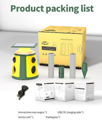 New arrival solar powered ultrasonic dog cat monkey rodent