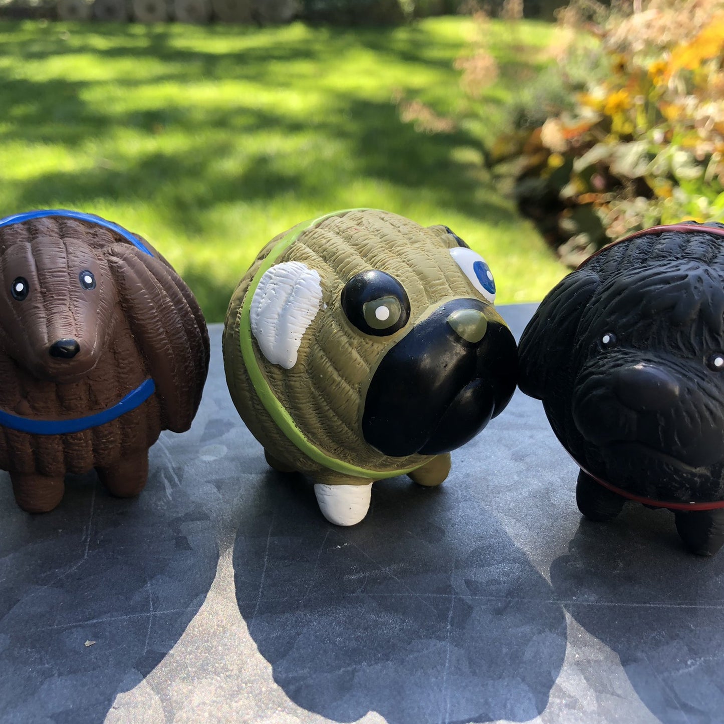 Assorted Ruff-Tex® HuggleMutt™ Latex Balls Dog Toys, 3 Pack,