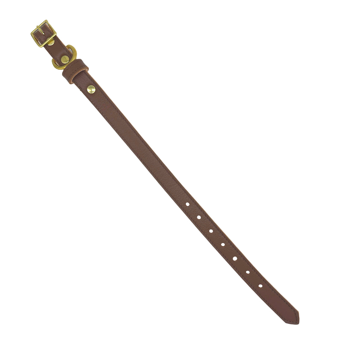 Plain Leather Dog Collar | Purrfect Pet Kingdom